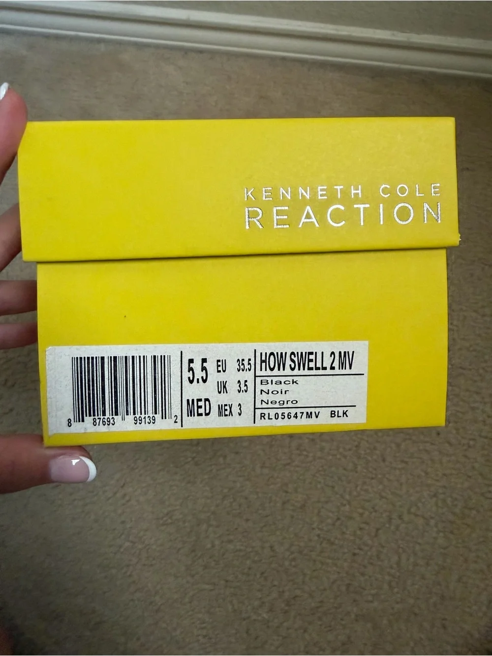 Reaction Kenneth Cole Black Canvas Slip-On Espadrilles